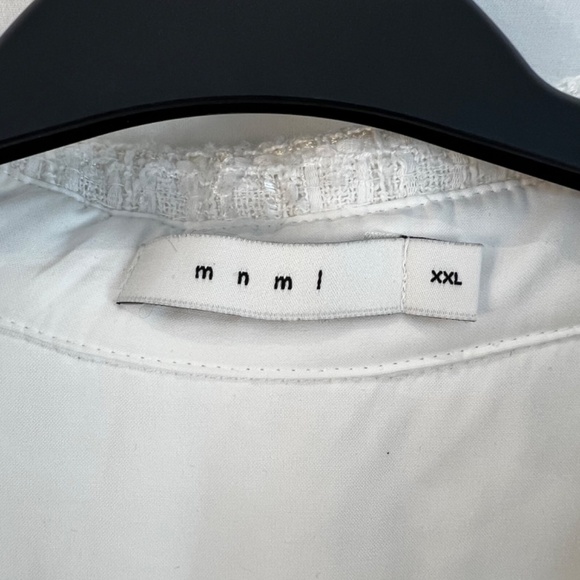MNML Clothing - EUC Oversized XXL White Tweed Flannel - Faith Connexion/Balmain! - Picture 4 of 16